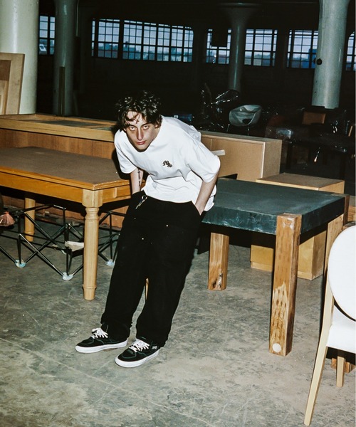 MANASTASH（マナスタッシュ）の「MANASTASH N.A.U/マナスタッシュエヌエーユー　GANG LOGO TEE ギャングロゴティー（Tシャツ/カットソー・メンズ・バーガンディー/ホワイト/ブラック・MEDIUM/LARGE/X-LARGE）」の11枚目の写真