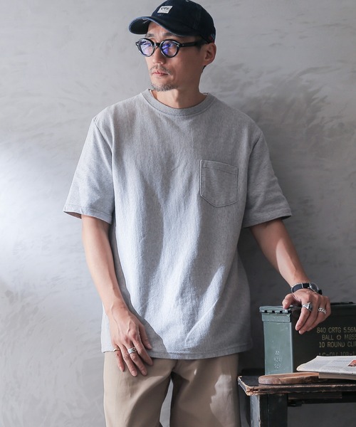 WAIPER.inc(ワイパーインク)の「STATELINE 7.5oz RUGBY SS POCKET TEE(Tシャツ/カットソー・メンズ・ホワイト/ブラック/ネイビー/グレー・S/L/XL/M)」の4枚目の写真