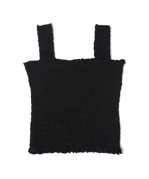 one way（ワンウェイ）の「シャーリングキャミソール（キャミソール・レディース・ホワイト/ブラック/ライトグリーン/ライトブラウン/グリーン・FREE）」の9枚目の写真