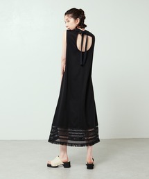 Lui's | フリンジレース切替カットワンピース(ワンピース)