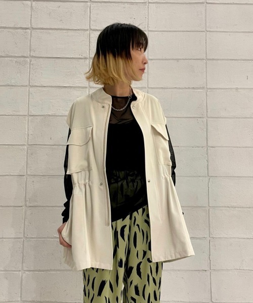 DROIT BELLO（ドロイトベロ）の「DROIT BELLO(ドロイトベロ) ミリタリーベスト（ベスト・レディース・グリーン/ホワイト・FREE）」の2枚目の写真