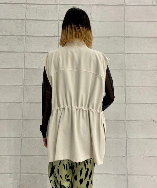 DROIT BELLO（ドロイトベロ）の「DROIT BELLO(ドロイトベロ) ミリタリーベスト（ベスト・レディース・グリーン/ホワイト・FREE）」の6枚目の写真