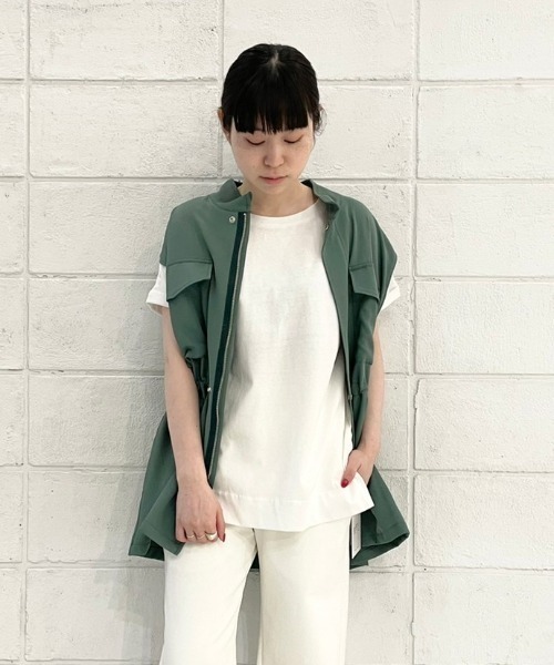DROIT BELLO（ドロイトベロ）の「DROIT BELLO(ドロイトベロ) ミリタリーベスト（ベスト・レディース・グリーン/ホワイト・FREE）」の8枚目の写真