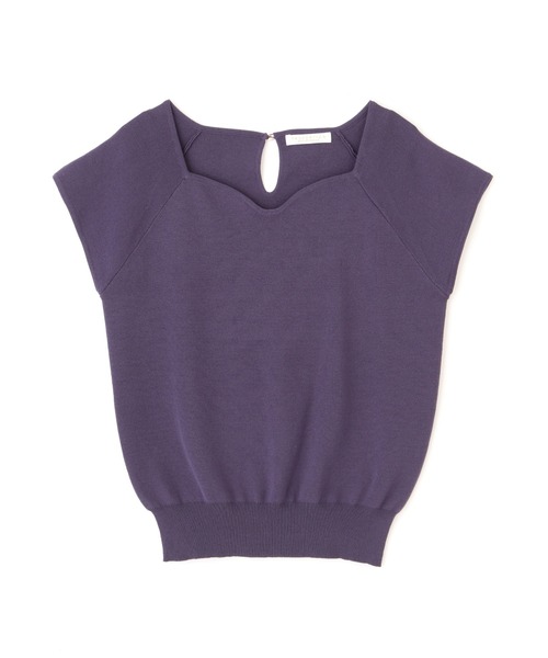 PROPORTION BODY DRESSING（プロポーションボディドレッシング）の「デコルテハートカラーフレンチスリーブニット / 1212270600（ニット/セーター・レディース・オレンジ/ブルー/ブラック/オフホワイト・FREE）」の19枚目の写真