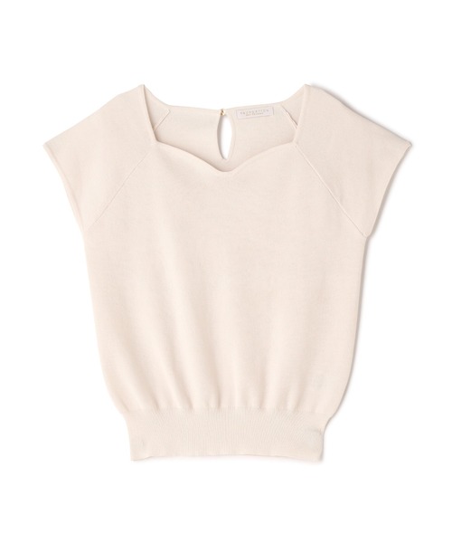 PROPORTION BODY DRESSING（プロポーションボディドレッシング）の「デコルテハートカラーフレンチスリーブニット / 1212270600（ニット/セーター・レディース・オレンジ/ブルー/ブラック/オフホワイト・FREE）」の15枚目の写真