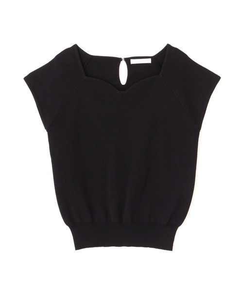 PROPORTION BODY DRESSING（プロポーションボディドレッシング）の「デコルテハートカラーフレンチスリーブニット / 1212270600（ニット/セーター・レディース・オレンジ/ブルー/ブラック/オフホワイト・FREE）」の17枚目の写真