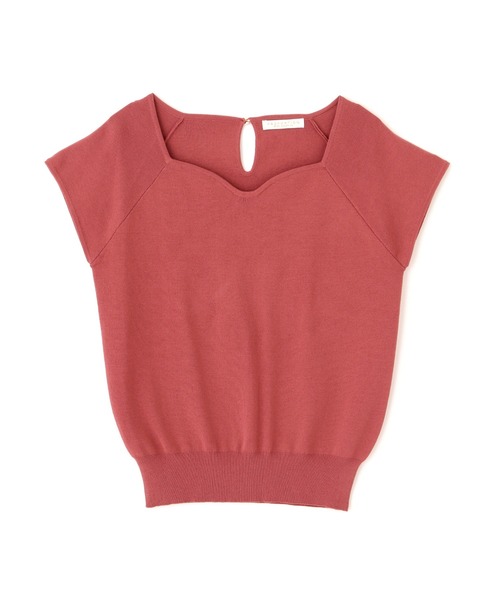 PROPORTION BODY DRESSING（プロポーションボディドレッシング）の「デコルテハートカラーフレンチスリーブニット / 1212270600（ニット/セーター・レディース・オレンジ/ブルー/ブラック/オフホワイト・FREE）」の21枚目の写真