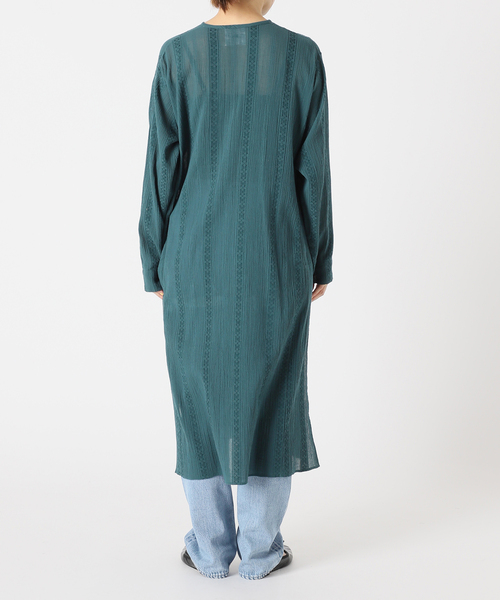 IENA LA BOUCLE IND ドビーストライプクルタシャツ　新品未使用 IENA LA BOUCLE IND ドビーストライプクルタシャツ 新品未使用