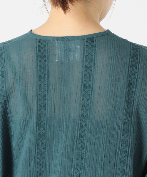 IENA LA BOUCLE(イエナラブークル)の「IENA LA BOUCLE IND ドビーストライプクルタシャツ(シャツ/ブラウス・レディース・ホワイト/ピンク/グリーン・FREE)」の19枚目の写真