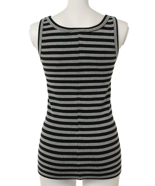 MYSELF ABAHOUSE（マイセルフアバハウス）の「ﾌﾗｲｽﾀﾝｸﾄｯﾌﾟ（タンクトップ・レディース・レモンイエロー/ライトグレー/ブラック/グレー/ホワイト/ネイビー・FREE）」の9枚目の写真