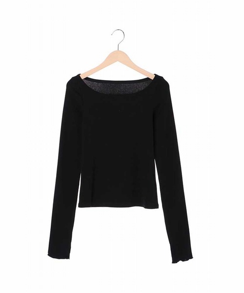 JUGLANS(ユグランス)の「☆ 【EDT】コットンカットソー(Tシャツ/カットソー・レディース・ホワイト/ブラック/杢グレー・FREE)」の9枚目の写真