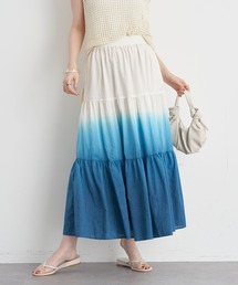 earth music&ecology | 段染めティアードスカート(スカート)