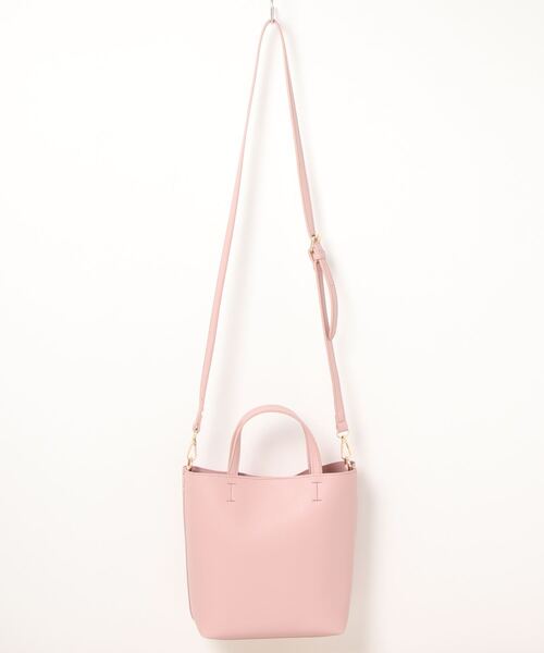 Chez toi(シェトワ)の「ミディーショルダー(ショルダーバッグ・レディース・ライトグレー/ブラック/アイボリー/グリーン系その他/ピンク系その他/モカ/グリーン・FREE)」の8枚目の写真