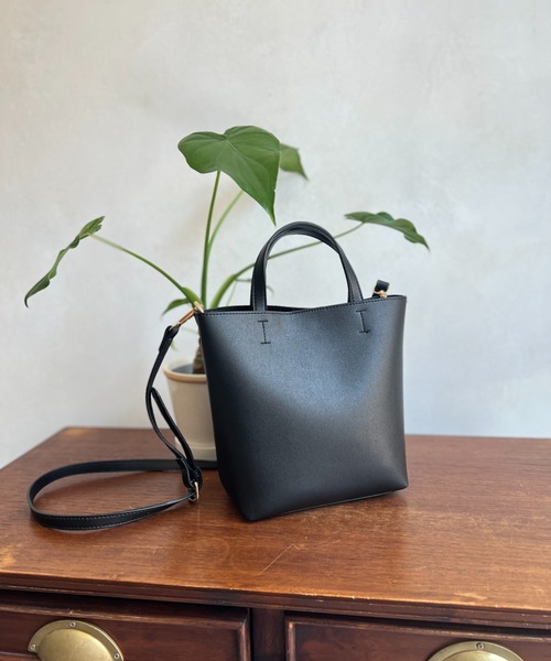 Chez toi(シェトワ)の「ミディーショルダー(ショルダーバッグ・レディース・ライトグレー/ブラック/アイボリー/グリーン系その他/ピンク系その他/モカ/グリーン・FREE)」の18枚目の写真