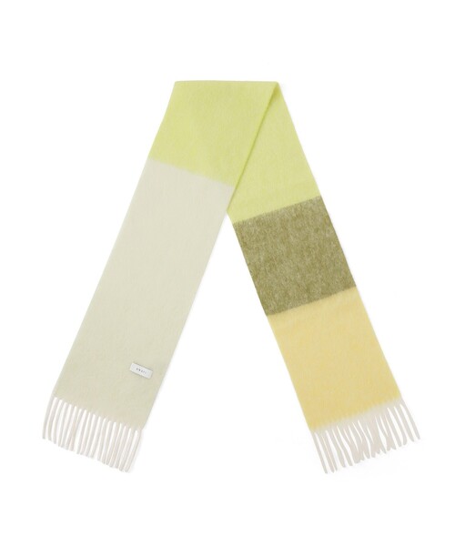 ANAYI（アナイ）の「モヘヤボーダーストール（ストール/ショール・レディース・ライトグリーン/ピンク・FREE）」の21枚目の写真