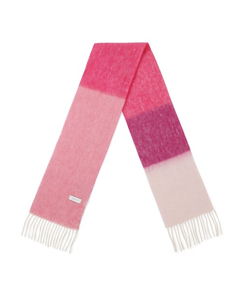 ANAYI（アナイ）の「モヘヤボーダーストール（ストール/ショール・レディース・ライトグリーン/ピンク・FREE）」の22枚目の写真