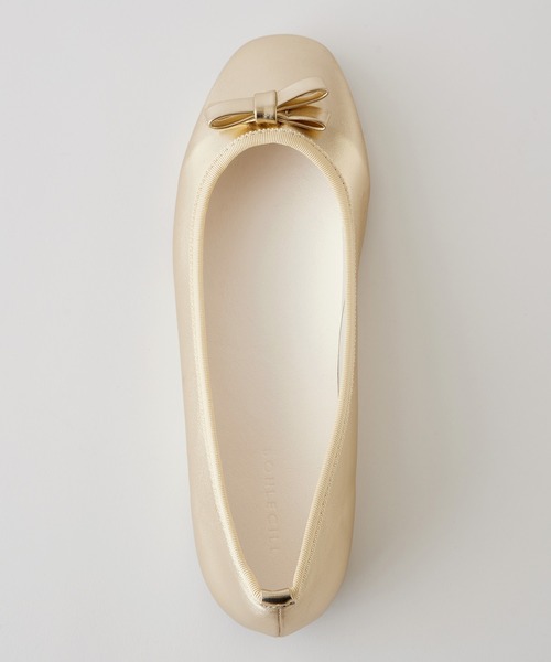 【未使用】ジェーンマープルドンルサロン バレエシューズ ホワイトゴールド セール】アソートフラットバレエシューズ（バレエシューズ