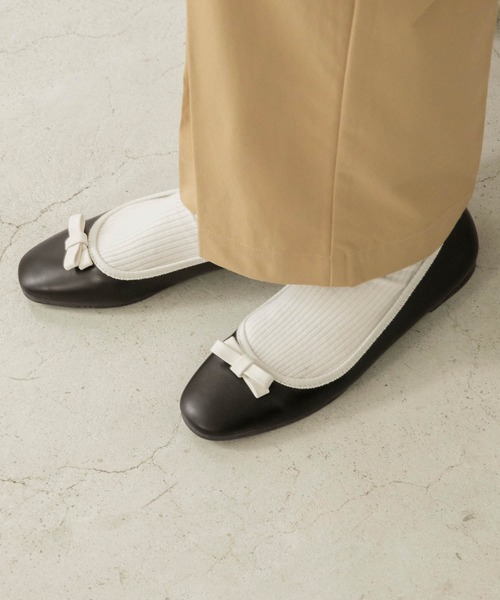 BONLECILL(ボンルシール)の「アソートフラットバレエシューズ(バレエシューズ・レディース・ブラック/ネイビー/レッド/ピンク/ブラック系その他/ホワイト系その他/シルバー/ゴールド・S/M/L/LL)」の18枚目の写真