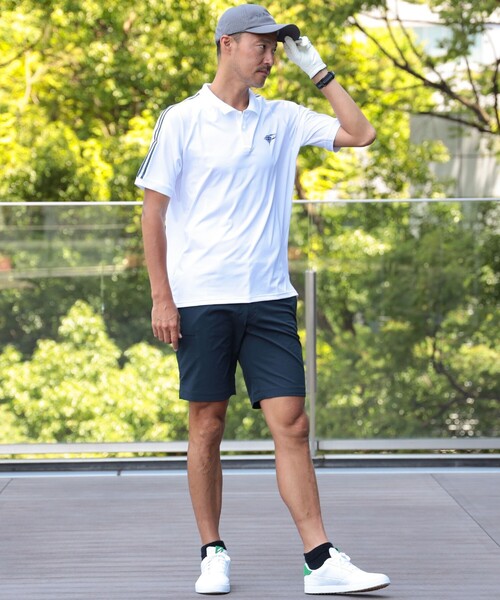 ＜MEN＞BEAMS GOLF ORANGE LABEL / テープ ラグラン ポロシャツ