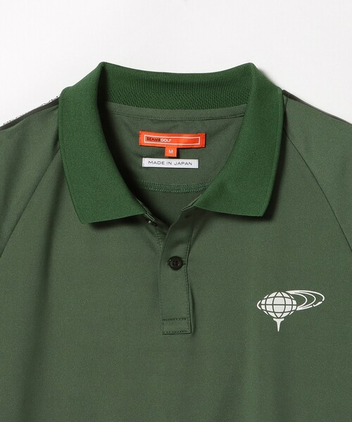 ＜MEN＞BEAMS GOLF ORANGE LABEL / テープ ラグラン ポロシャツ
