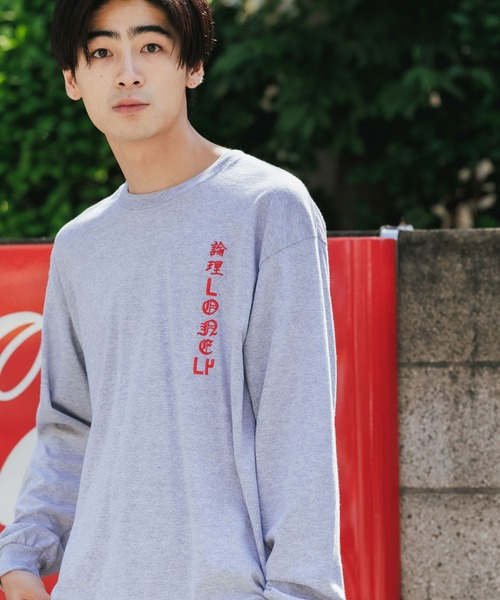 LONELY/論理(ロンリー)の「【ROOPTOKYO別注】LONELY(論理)/ロンリー DANCEWITH L/S TEE ロンT(Tシャツ/カットソー・レディース・グリーン/ブラック/グレー・XXL/L/XL/M)」の19枚目の写真