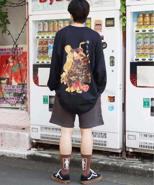 LONELY/論理(ロンリー)の「【ROOPTOKYO別注】LONELY(論理)/ロンリー DANCEWITH L/S TEE ロンT(Tシャツ/カットソー・レディース・グリーン/ブラック/グレー・XXL/L/XL/M)」の20枚目の写真