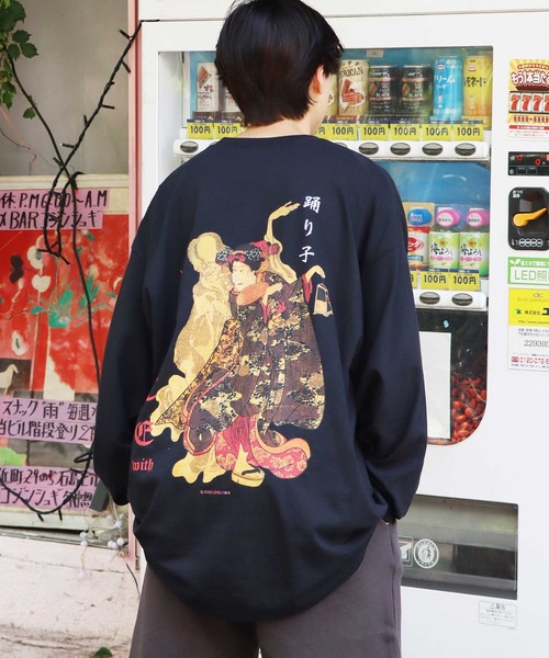 LONELY/論理(ロンリー)の「【ROOPTOKYO別注】LONELY(論理)/ロンリー DANCEWITH L/S TEE ロンT(Tシャツ/カットソー・レディース・グリーン/ブラック/グレー・XXL/L/XL/M)」の6枚目の写真