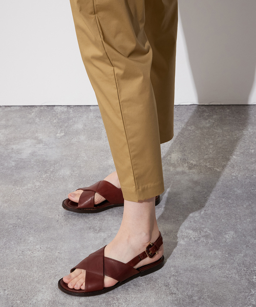 LE SOUK HOLIDAY(ルスークホリデー)の「タックテーパードパンツ(その他パンツ・レディース・ネイビー/ベージュ/ワイン/グリーン・M/L)」の11枚目の写真