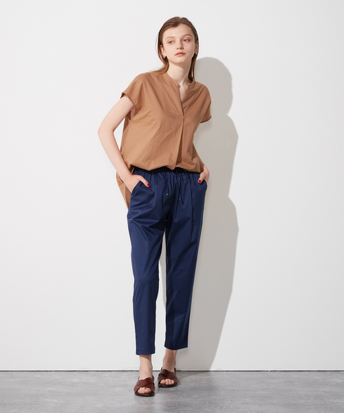 LE SOUK HOLIDAY(ルスークホリデー)の「タックテーパードパンツ(その他パンツ・レディース・ネイビー/ベージュ/ワイン/グリーン・M/L)」の7枚目の写真