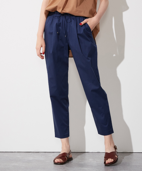LE SOUK HOLIDAY(ルスークホリデー)の「タックテーパードパンツ(その他パンツ・レディース・ネイビー/ベージュ/ワイン/グリーン・M/L)」の15枚目の写真