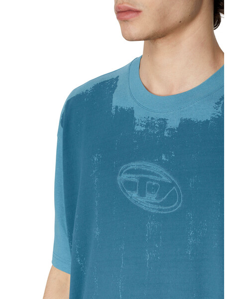 DIESEL（ディーゼル）の「メンズ Tシャツ エンボスロゴ（Tシャツ/カットソー・メンズ・ホワイト/ピンク/グリーン・XX-LARGE/X-SMALL/XXX-LARGE/MEDIUM/SMALL/LARGE/X-LARGE）」の6枚目の写真