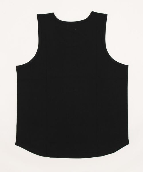 A4A(エーフォーエー)の「A4A/エーフォーエー/強撚糸ラウンドタンクトップ/ノースリーブ(タンクトップ・メンズ・ホワイト/ブラック・M/L)」の3枚目の写真