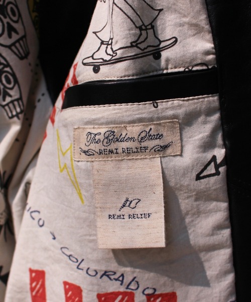 REMI RELIEF（レミレリーフ）の「【REMI RELIEF×Schott】別注シープコーチジャケット（その他アウター・メンズ・ブラック・MEDIUM/LARGE/X-LARGE/XX-LARGE）」の19枚目の写真