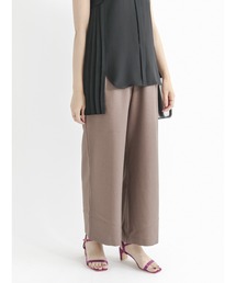 Te chichi | ハイウエストタックワイドパンツ(その他パンツ)