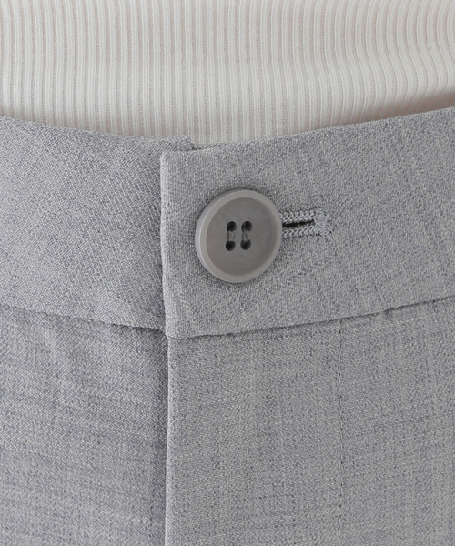 plage（プラージュ）の「WO/SE センタープレスパンツ（その他パンツ・レディース・ブラック/グレー・38/36/34）」の4枚目の写真