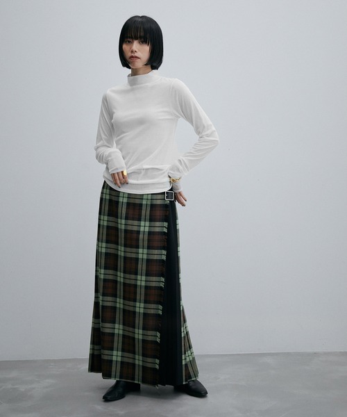 ADAM ET ROPE'（アダムエロペ）の「カフチュールプルオーバー（Tシャツ/カットソー・レディース・ホワイト/ライトグレー/ブラック・FREE）」の12枚目の写真