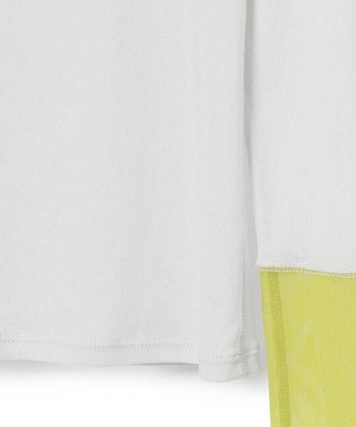 ADAM ET ROPE'（アダムエロペ）の「カフチュールプルオーバー（Tシャツ/カットソー・レディース・ホワイト/ライトグレー/ブラック・FREE）」の5枚目の写真