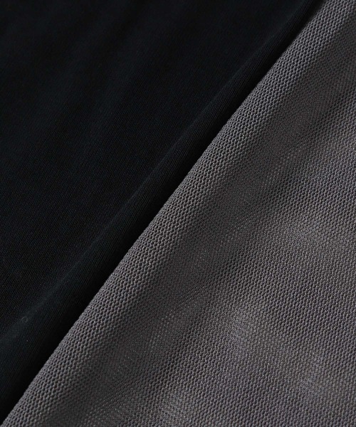 ADAM ET ROPE'（アダムエロペ）の「カフチュールプルオーバー（Tシャツ/カットソー・レディース・ホワイト/ライトグレー/ブラック・FREE）」の11枚目の写真