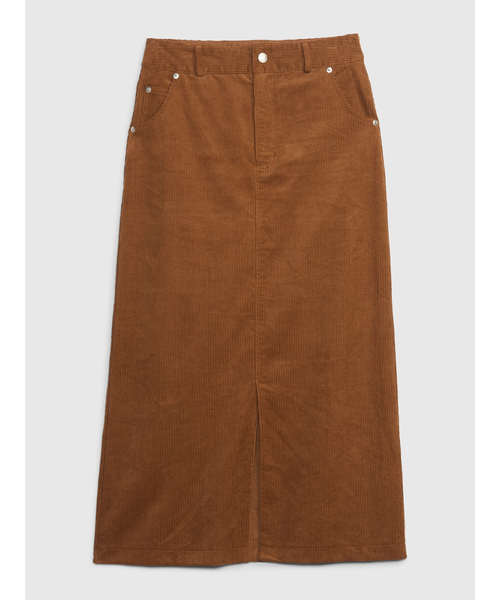 GAP（ギャップ）の「コーデュロイ マキシスカート（スカート・レディース・ブラウン/ホワイト系その他・2/0/4/6/8/10/00/000）」の13枚目の写真