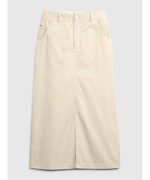 GAP（ギャップ）の「コーデュロイ マキシスカート（スカート・レディース・ブラウン/ホワイト系その他・2/0/4/6/8/10/00/000）」の14枚目の写真