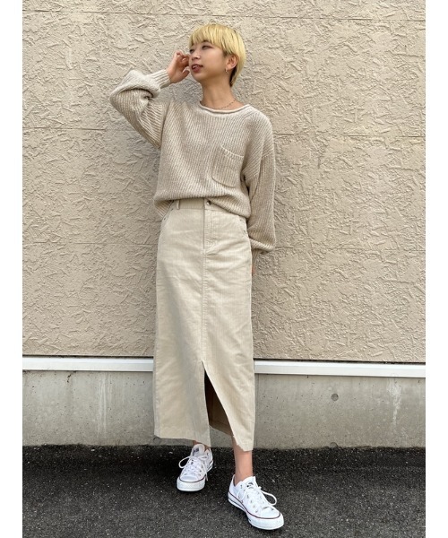 GAP（ギャップ）の「コーデュロイ マキシスカート（スカート・レディース・ブラウン/ホワイト系その他・2/0/4/6/8/10/00/000）」の15枚目の写真