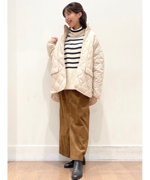 GAP（ギャップ）の「コーデュロイ マキシスカート（スカート・レディース・ブラウン/ホワイト系その他・2/0/4/6/8/10/00/000）」の21枚目の写真