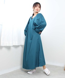 toucher du brise | 【ボリュームスリーブが可愛い】パフスリーブ ワンピース(ワンピース)