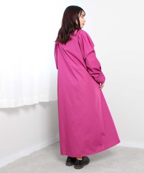 toucher du brise（トゥシェドブリーズ）の「【ボリュームスリーブが可愛い】パフスリーブ ワンピース（ワンピース・レディース・ブラック/ピンク/イエロー/グリーン・M/L）」の19枚目の写真