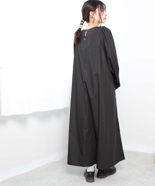 toucher du brise（トゥシェドブリーズ）の「【ボリュームスリーブが可愛い】パフスリーブ ワンピース（ワンピース・レディース・ブラック/ピンク/イエロー/グリーン・M/L）」の7枚目の写真