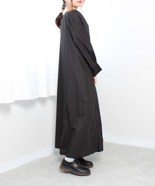 toucher du brise（トゥシェドブリーズ）の「【ボリュームスリーブが可愛い】パフスリーブ ワンピース（ワンピース・レディース・ブラック/ピンク/イエロー/グリーン・M/L）」の6枚目の写真