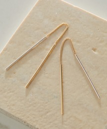 PAPILLONNER | バイカラースイングピアス/PAPILLONNER/パピヨネ(ピアス（両耳用）)