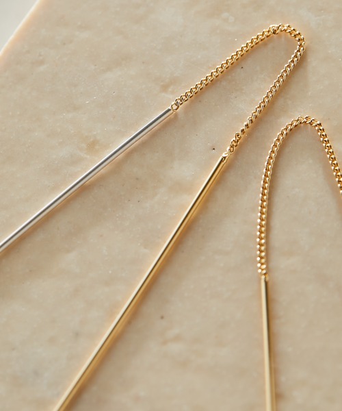 PAPILLONNER（パピヨネ）の「バイカラースイングピアス/PAPILLONNER/パピヨネ（ピアス（両耳用）・レディース・ゴールド・FREE）」の11枚目の写真