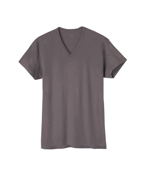 セール】YG VネックTシャツ あったか 綿100％ 抗菌防臭 ダブル