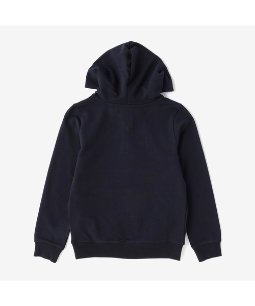 TOMMY HILFIGER（トミーヒルフィガー）の「リブインサートハーフジップパーカー（パーカー・キッズ・ネイビー/レッド・100cm/110cm/120cm/90cm）」の3枚目の写真
